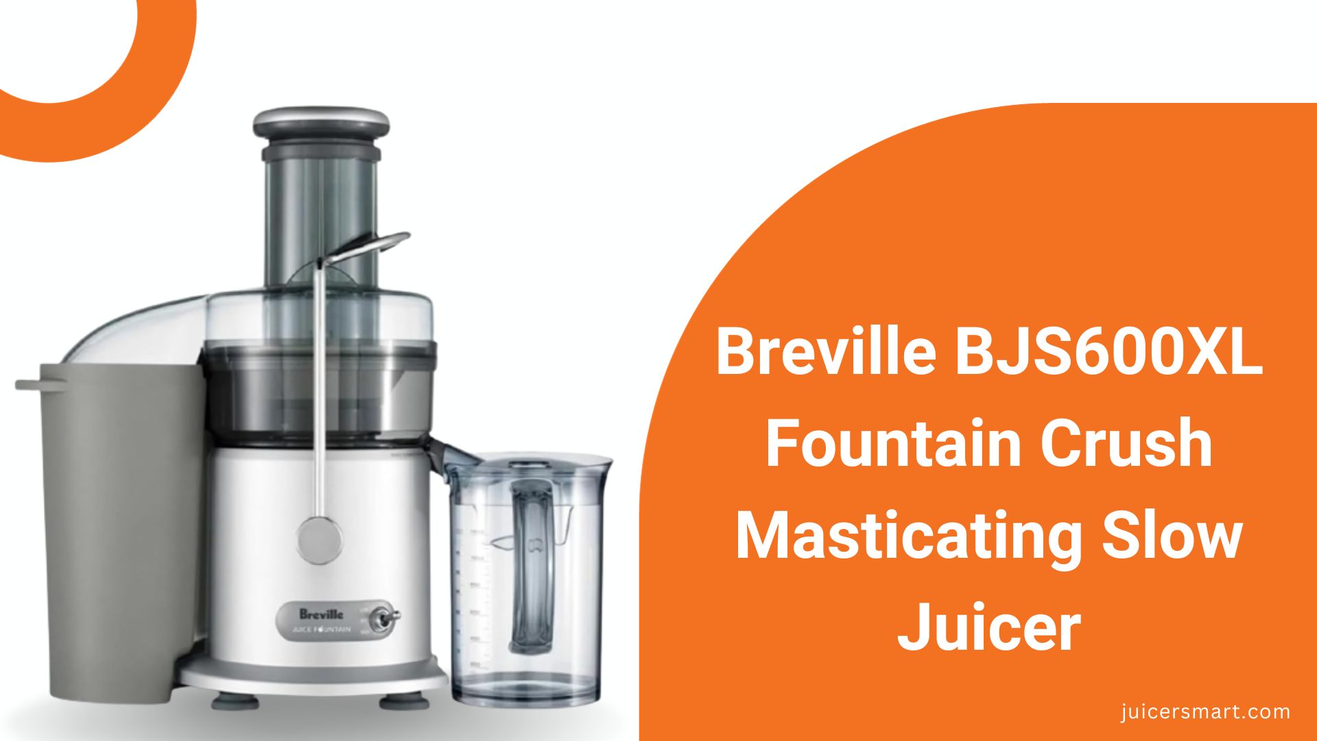 Breville BJS600XL Fountain Crush Masticating Slow Juicer