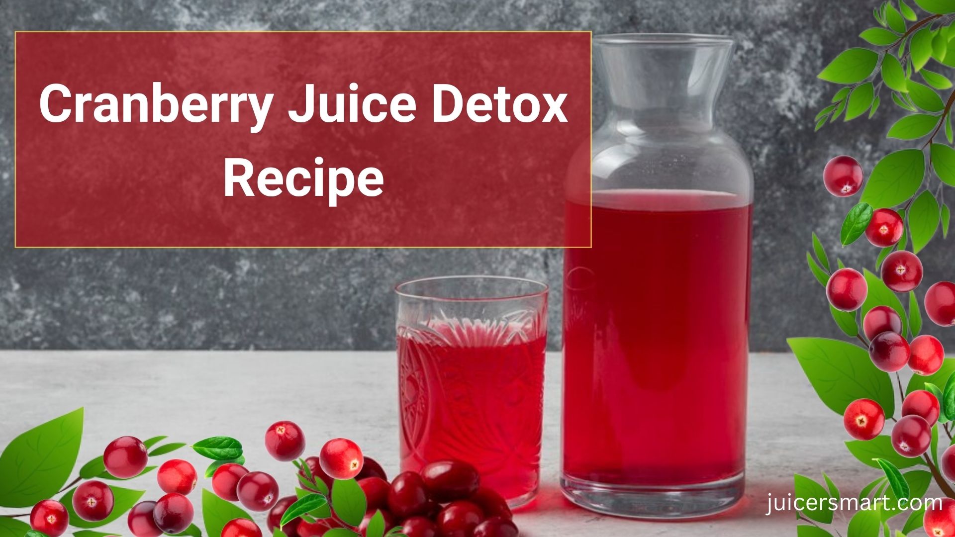 Cranberry Juice Detox Recipe