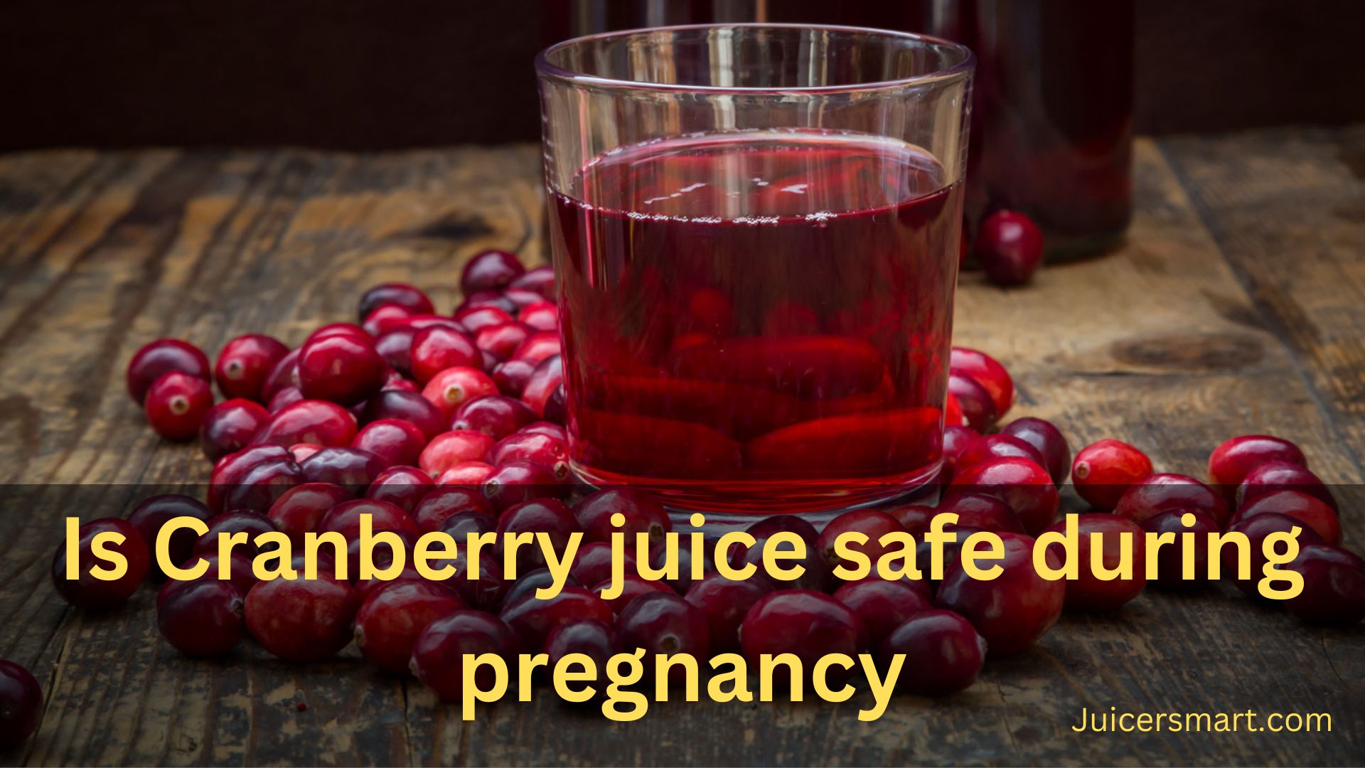 Cranberry juice safe during pregnancy