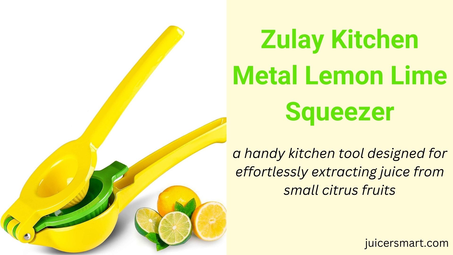 Zulay Kitchen Metal Lemon Lime Squeezer